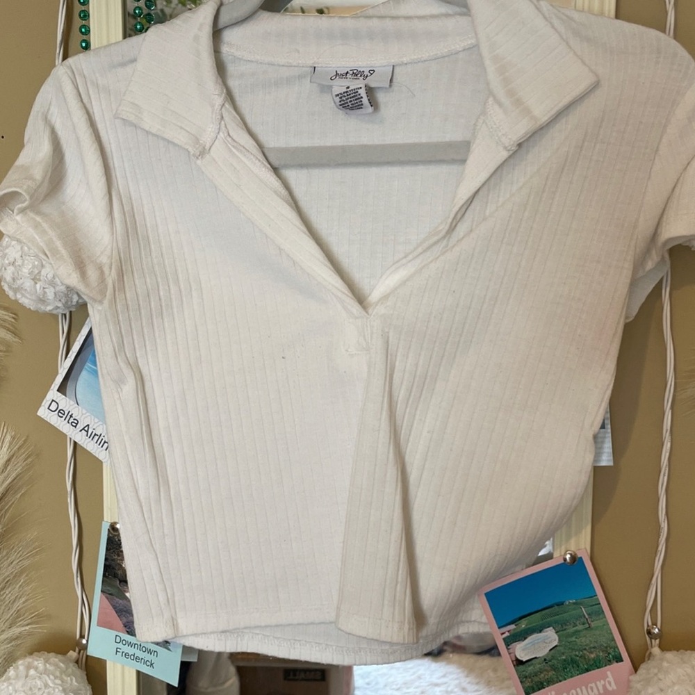 White Just Polly Shirt
